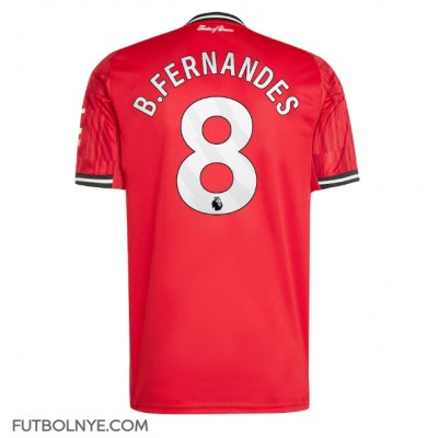 Camiseta Manchester United Bruno Fernandes #8 Primera Equipación 2025-26 manga corta Camiseta Manchester United Bruno Fernandes #8 Primera Equipación 2025-26 manga corta